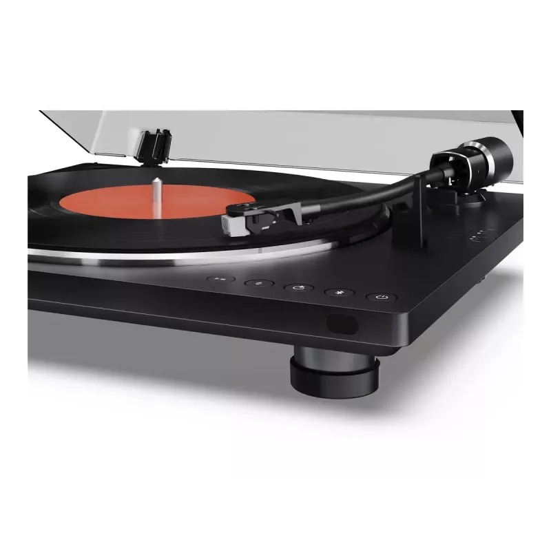 Gira-discos Sharp RP-TT100 preto acionamento direto com saída USB para gravação digital