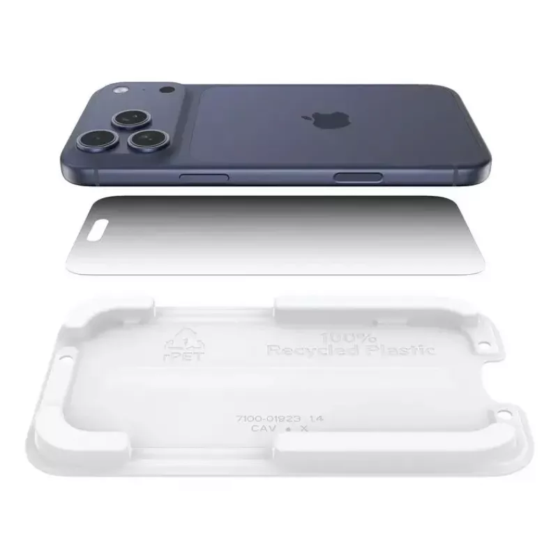 Proteção de ecrã Belkin ScreenForce InvisiGlass para iPhone 17 Pro Max antibacteriana resistente a quedas