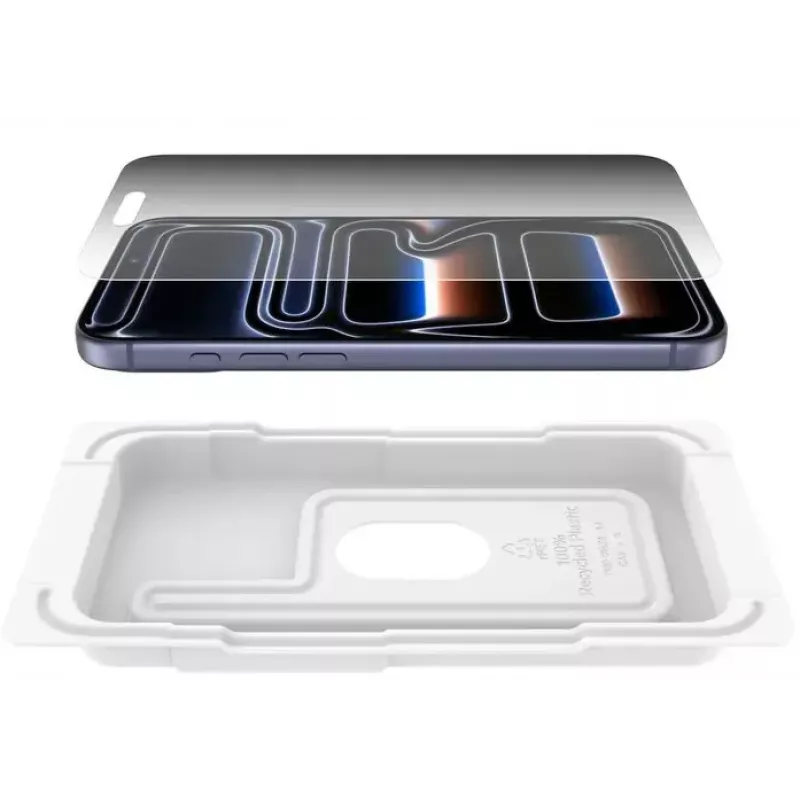 Proteção de ecrã Belkin ScreenForce InvisiGlass para iPhone 17 Pro Max antibacteriana resistente a quedas