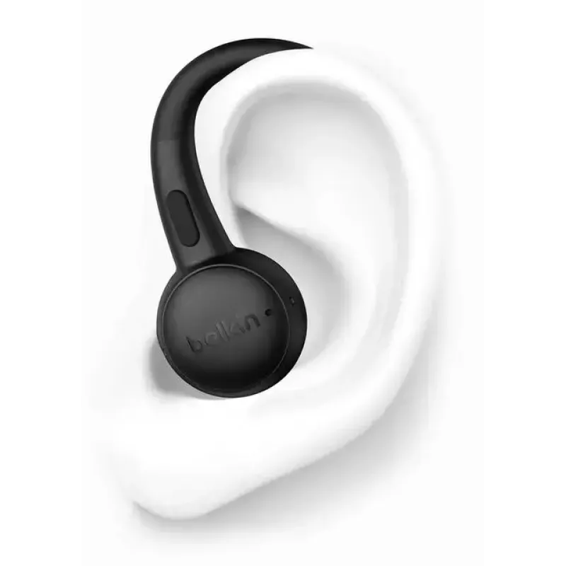 Headset Belkin SoundForm ActiveFit com fios sem fios Bluetooth preto