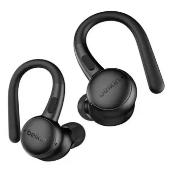 Headset Belkin SoundForm ActiveFit com fios sem fios Bluetooth preto