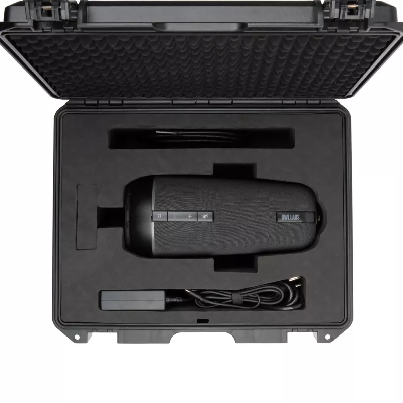 Owl Labs ACCMTW200-0000 mala de transporte rígida para Meeting Owl 3 e 4+