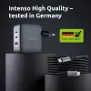 Fonte de alimentação Intenso W100ACC+C520C 100W carregador rápido GaN preto