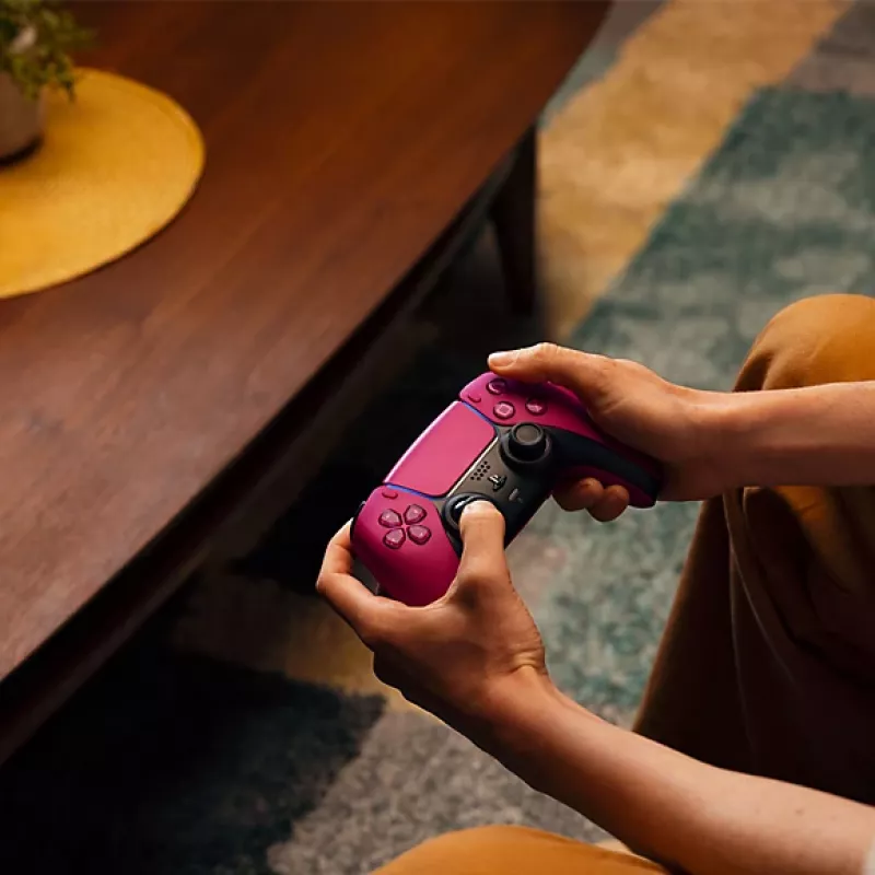 Sony DualSense V2 comando sem fios para PS5, Bluetooth, vermelho cósmico