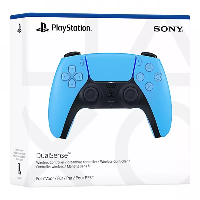 Comando Sony DualSense V2 preto, azul Bluetooth/USB analógico/digital PlayStation 5