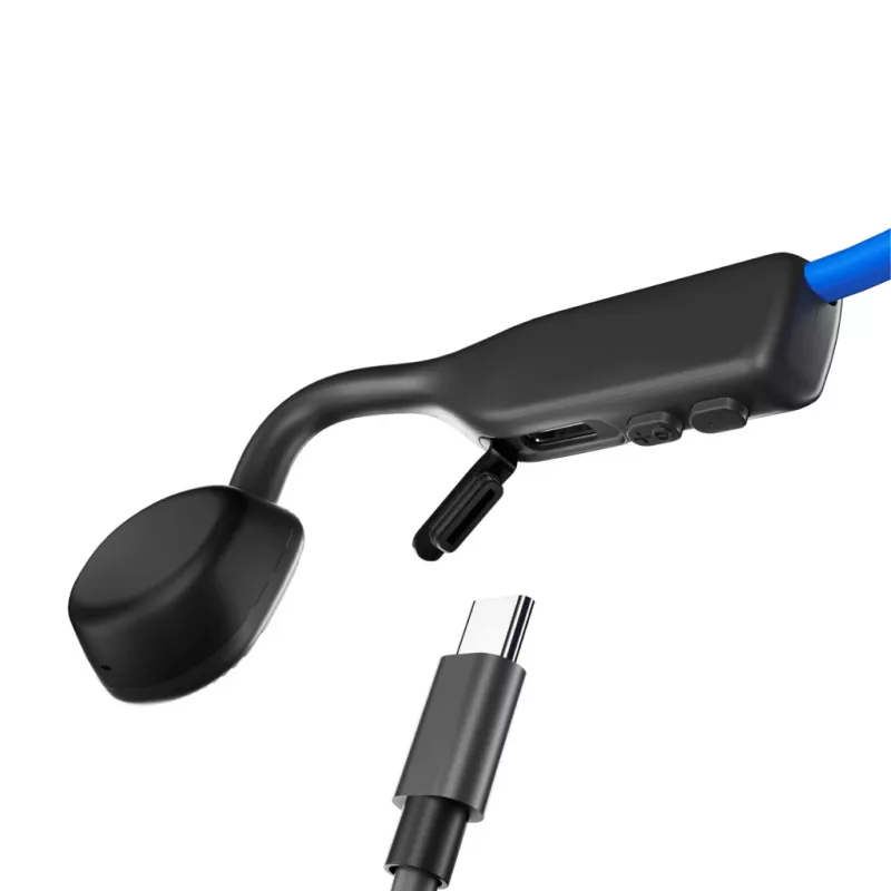 Auscultadores SHOKZ OpenMove sem fios gancho de orelha chamadas/música USB Type-C Bluetooth azul