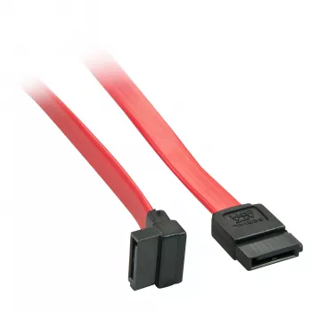 Cabo SATA III interno Lindy 0,5 m, 90°