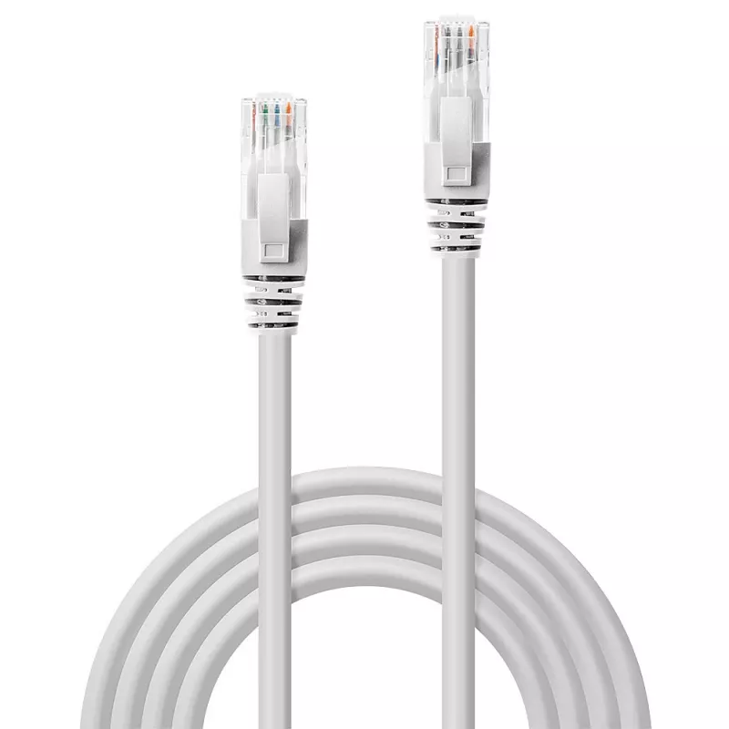 Cabo de rede Lindy 0,5 m CAT6 U/UTP, Branco