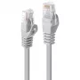 Cabo de rede Lindy 1 m Cat.5e RJ-45 U/UTP Cinzento