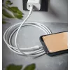 Intenso A315C 7901102 cabo USB-A para USB-C, USB 2.0, 3 A, PD até 60 W, nylon, 1,5 m, branco