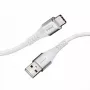 Intenso A315C 7901102 cabo USB-A para USB-C, USB 2.0, 3 A, PD até 60 W, nylon, 1,5 m, branco