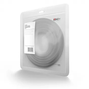 Cabo de rede plano Lindy 3m Cat.6 U/UTP, cinzento