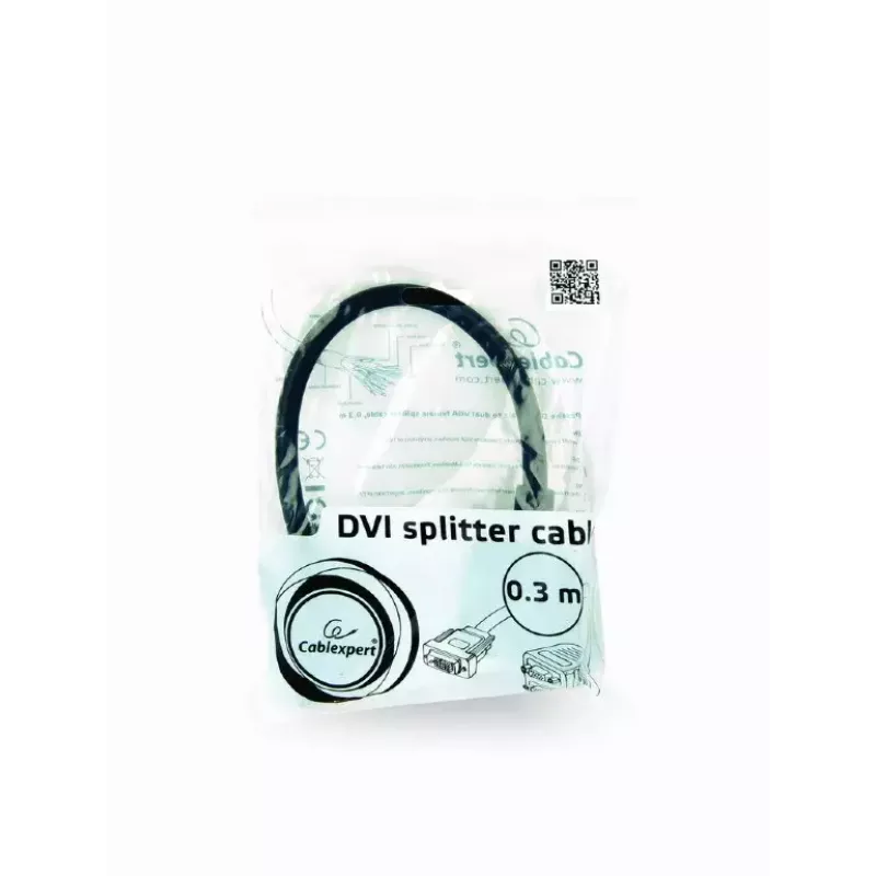 Gembird A-DVI-2VGA-01 cabo adaptador divisor DVI-I macho para 2 VGA fêmea