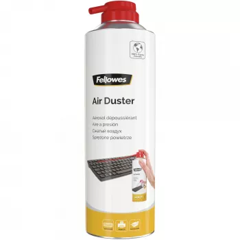 Spray de ar comprimido Fellowes HFC Free Air Duster — 0,34 kg, branco, para teclados, impressoras e eletrónica