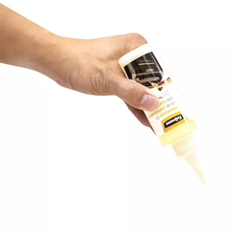Fellowes 3608501 óleo para trituradoras de papel, 120 ml, amarelo