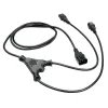 Cabo divisor IEC Lindy 1m IEC C14 para 2 x IEC C13