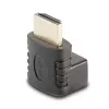 Adaptador Lindy HDMI fêmea para HDMI macho 90° angular - para baixo