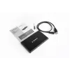 Caixa para HDD GEMBIRD EE2-U3S-3 para discos SATA de 2,5 polegadas, 1 baía, Micro-USB B, USB 3.2 Gen 1, até 2 TB, preto