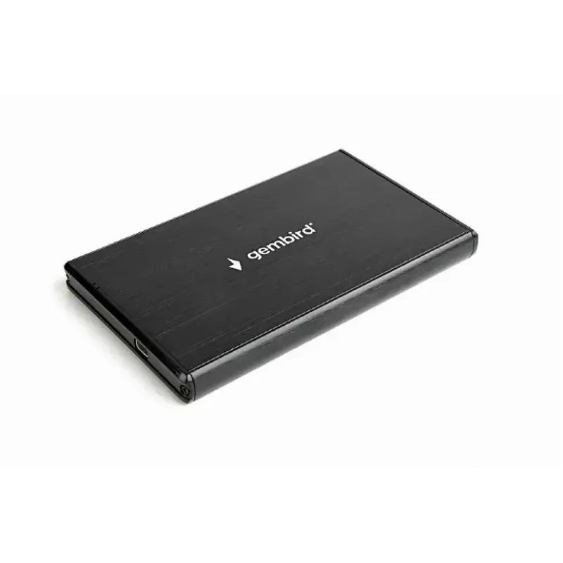 Caixa para HDD GEMBIRD EE2-U3S-3 para discos SATA de 2,5 polegadas, 1 baía, Micro-USB B, USB 3.2 Gen 1, até 2 TB, preto