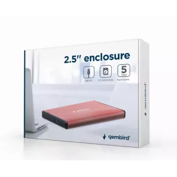 Caixa para HDD Gembird EE2-U3S-3-P para discos SATA de 2,5