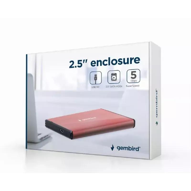 Caixa para HDD Gembird EE2-U3S-3-P para discos SATA de 2,5