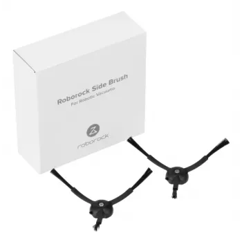 Escova lateral de substituição para Roborock S5 S7 S8 Q Q Revo série — preta, acessório compatível