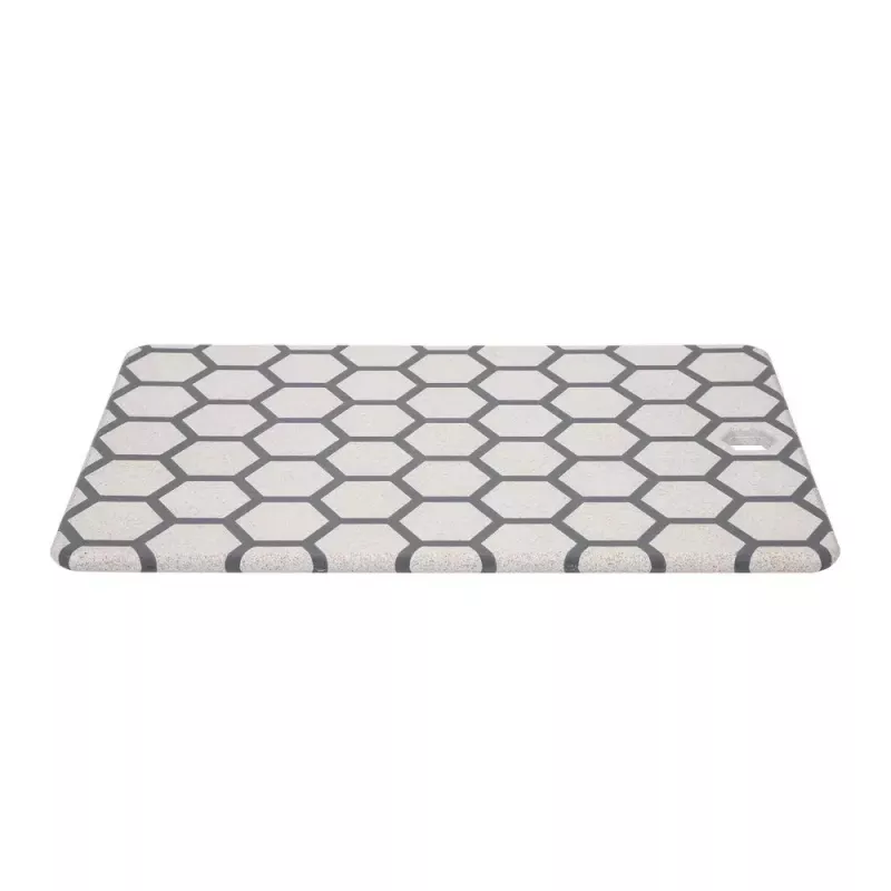 Tábua de corte RESTO 95401 retangular plástico 138×200×8 mm cinzento/branco