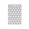 Tábua de corte RESTO 95401 retangular plástico 138×200×8 mm cinzento/branco