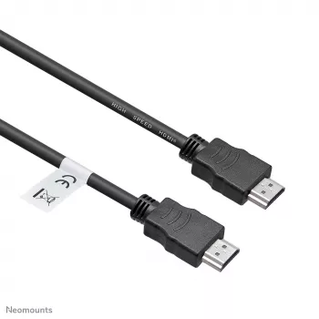 Cabo HDMI Neomounts HDMI3MM – 1 metro, 1 m, HDMI Type-A (Standard), HDMI Type-A (Standard), 10,2 Gbit/s, preto
