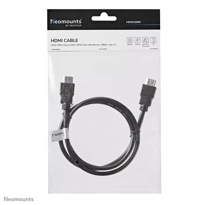 Neomounts HDMI3MM cabo High Speed HDMI 1.3, HDMI macho para HDMI macho, 1 m