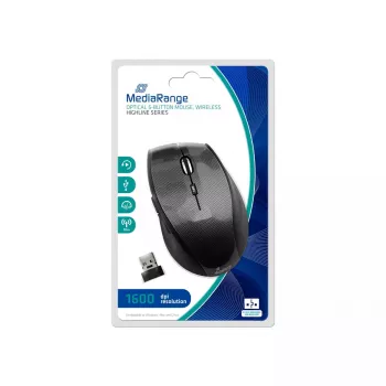 Rato MediaRange MROS207 RF sem fios ótico
