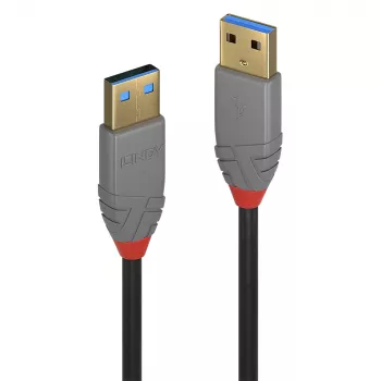 Cabo USB Lindy 5m USB 3.2 Type-A 5Gbit/s Anthra Line