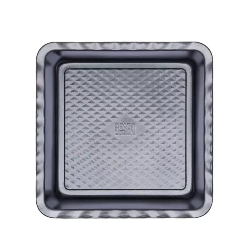 Assadeira para lasanha Resto Kitchenware 96115 retangular aço carbono 255x255x50 mm