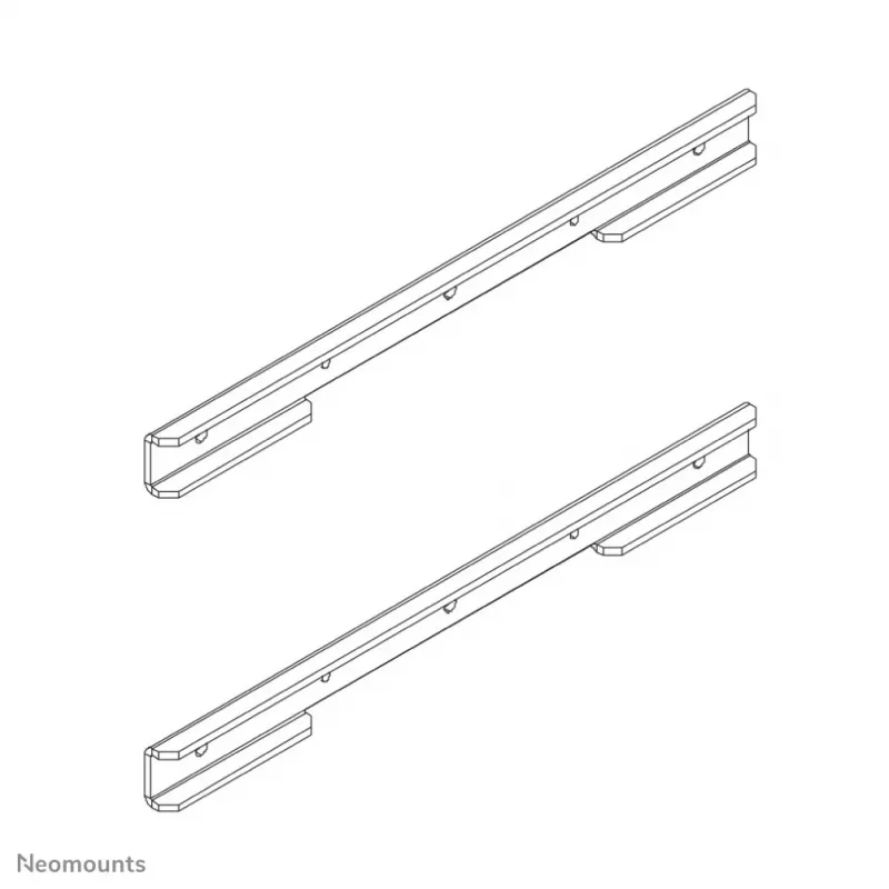 Neomounts FPMA-VESA120 placa adaptadora VESA, 10–32 polegadas (25,4–81,3 cm), VESA 100x200 / 200x200, máx. 25 kg, aço, prateada