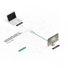 Cabo adaptador Lindy 0,20 m Mini DisplayPort para DisplayPort, 0,15 m, Mini DisplayPort, DisplayPort, macho, fêmea, Branco