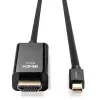 Lindy 36926 cabo de Mini DisplayPort para HDMI, 1 m, passivo, 4K30