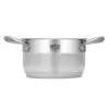 Resto Kitchenware Rigel 1,9 l caçarola redonda em aço inoxidável
