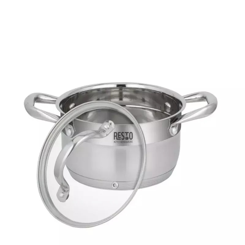 Resto Kitchenware Rigel 1,9 l caçarola redonda em aço inoxidável
