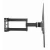 Suporte de parede para TV Gembird WM-55ST-03 para ecrãs de 32–55 polegadas, VESA até 400x400, inclinável -18°/5°, orientável ±90°, carga máx. 35 kg, preto