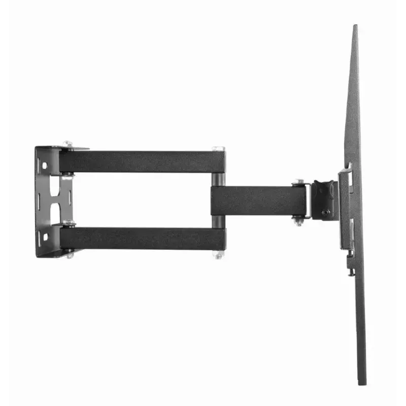 Suporte de parede para TV Gembird WM-55ST-03 para ecrãs de 32–55 polegadas, VESA até 400x400, inclinável -18°/5°, orientável ±90°, carga máx. 35 kg, preto