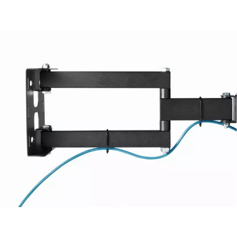 Suporte de parede para TV Gembird WM-55ST-03 para ecrãs de 32–55 polegadas, VESA até 400x400, inclinável -18°/5°, orientável ±90°, carga máx. 35 kg, preto