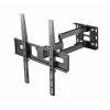 Suporte de parede para TV Gembird WM-55ST-03 para ecrãs de 32–55 polegadas, VESA até 400x400, inclinável -18°/5°, orientável ±90°, carga máx. 35 kg, preto