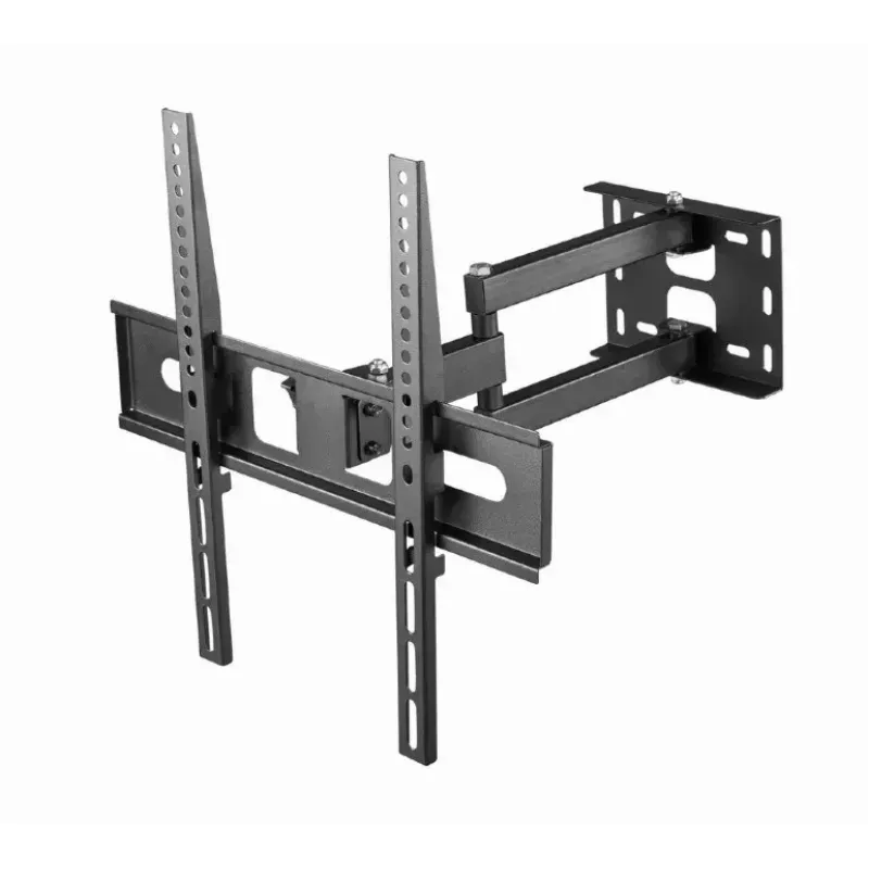 Suporte de parede para TV Gembird WM-55ST-03 para ecrãs de 32–55 polegadas, VESA até 400x400, inclinável -18°/5°, orientável ±90°, carga máx. 35 kg, preto
