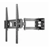 Suporte de parede para TV Gembird WM-55ST-03 para ecrãs de 32–55 polegadas, VESA até 400x400, inclinável -18°/5°, orientável ±90°, carga máx. 35 kg, preto