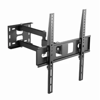 Suporte de parede para TV Gembird WM-55ST-03 para ecrãs de 32–55 polegadas, VESA até 400x400, inclinável -18°/5°, orientável ±90°, carga máx. 35 kg, preto
