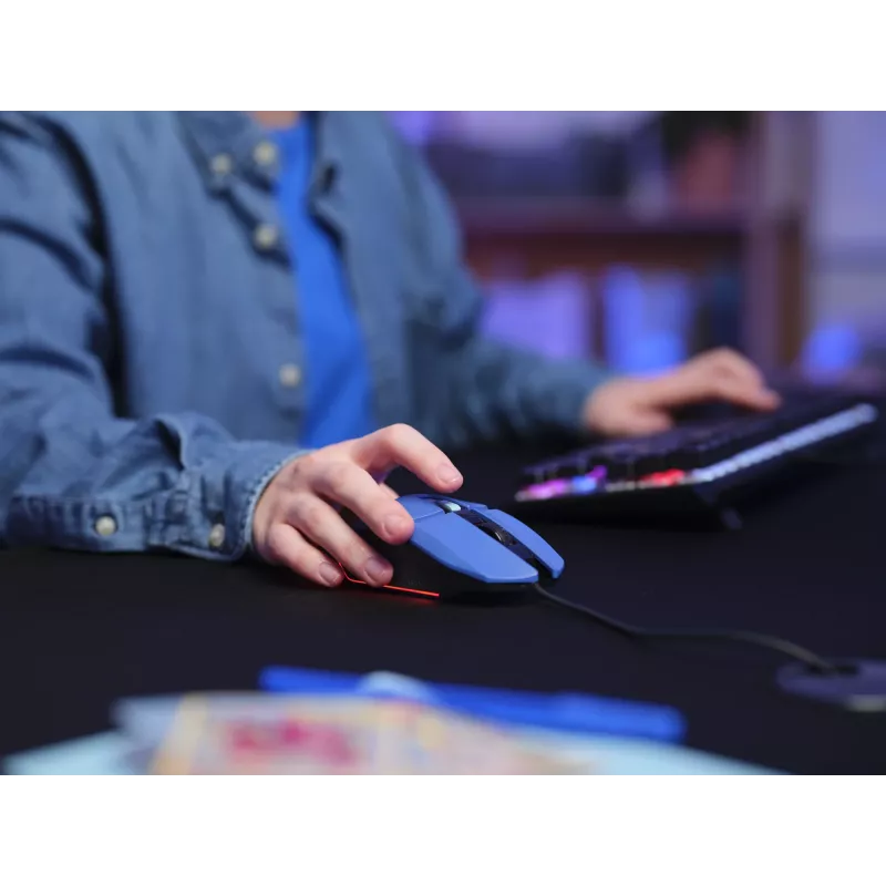 Rato gaming Trust GXT109B FELOX ambidestro USB Type-A 6400 DPI