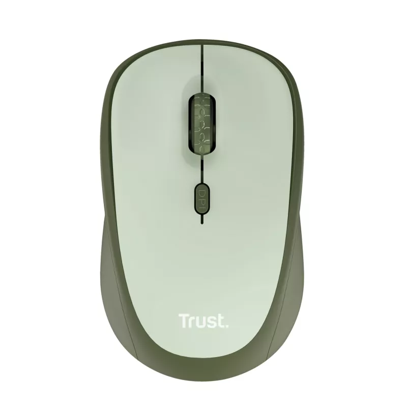 Rato Trust Yvi+ Office para destro RF Wireless ótico 1600 DPI