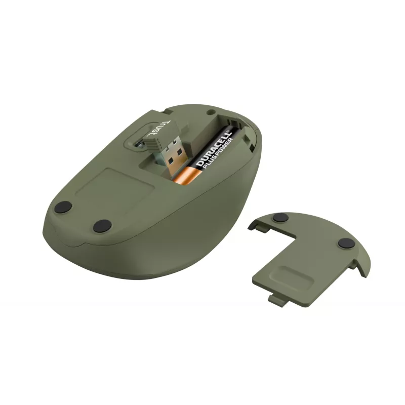 Rato Trust Yvi+ Office para destro RF Wireless ótico 1600 DPI