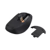 Rato Trust Yvi+ Silent Wireless, para destro, ótico, RF Wireless, 1600 DPI, preto