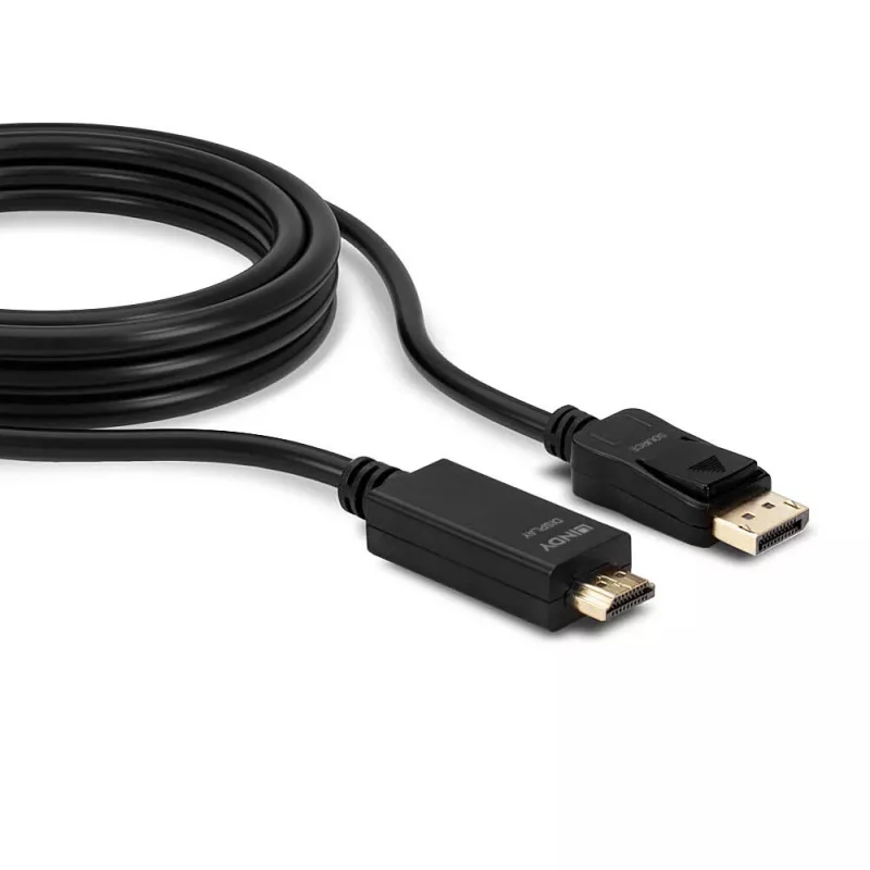 Cabo Lindy DisplayPort para HDMI 10.2G de 3 m